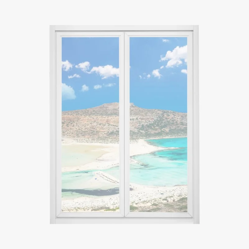 Adesivo per finestra oasi di Balos