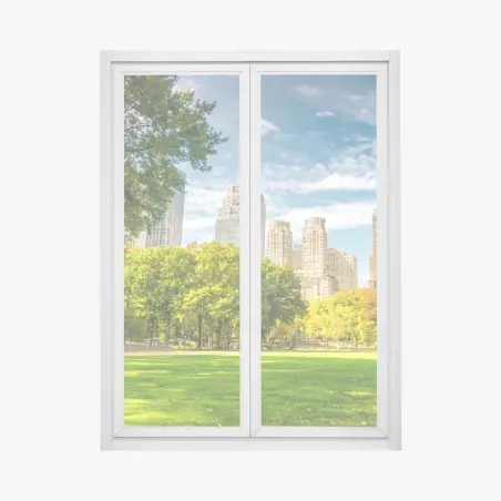 Adesivo per finestra autunno a Central Park, New York • Wallissimo®