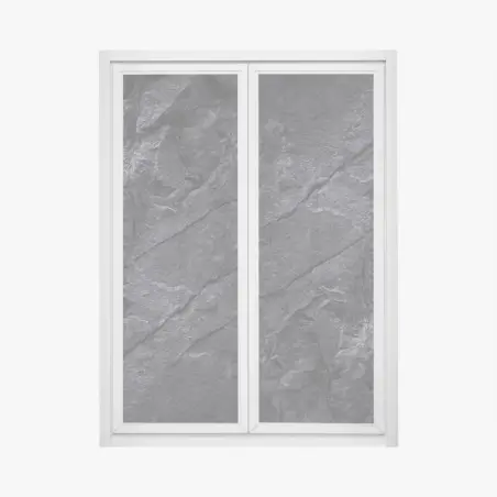 Adesivo per finestra texture rocciosa scura minimalista • Wallissimo®