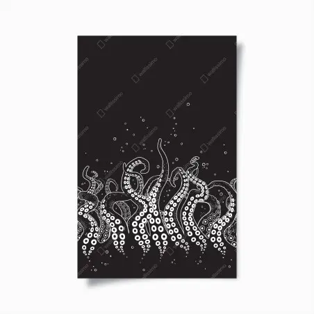Poster danza dei tentacoli nell'abisso • Wallissimo®