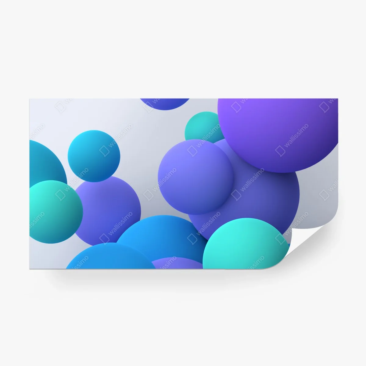 Carta da parati composizione di sfere colorate in 3d • Wallissimo® Carta da parati composizione di sfere colorate in 3d • Wallissimo®