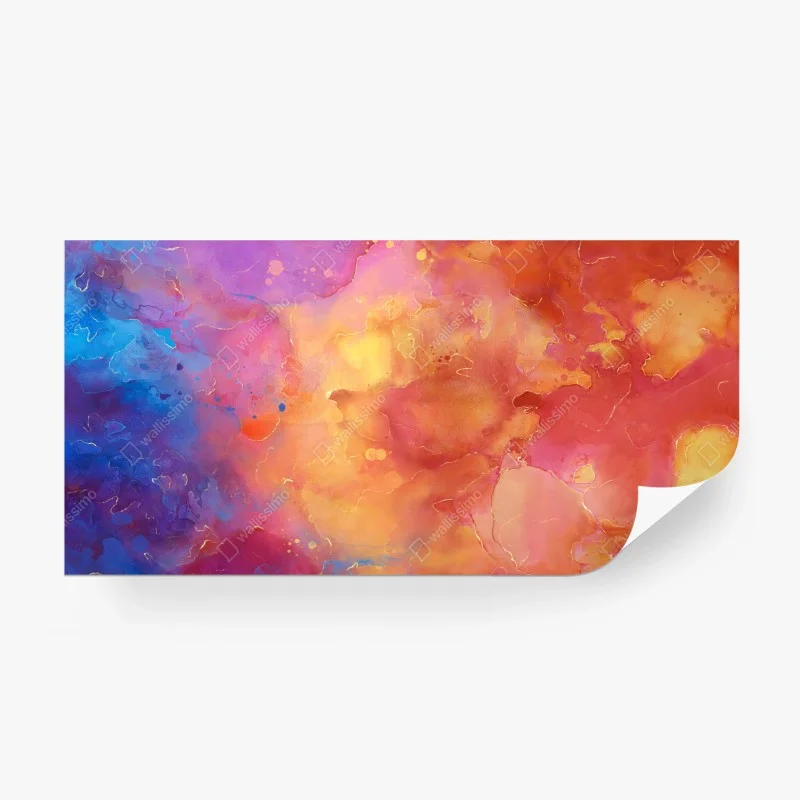 Carta da parati esplosione di colori astratti