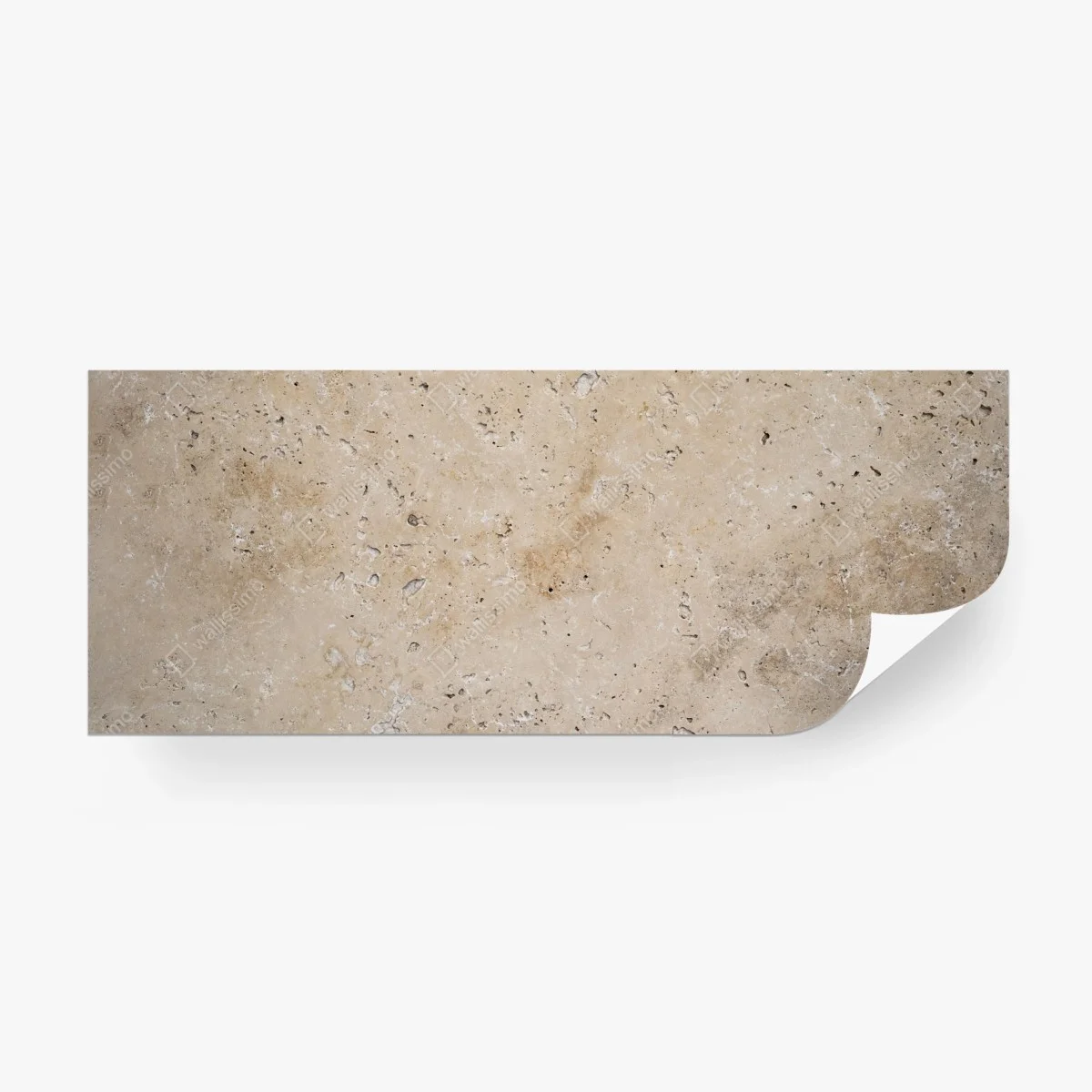 Carta da parati texture di travertino beige naturale • Wallissimo®
