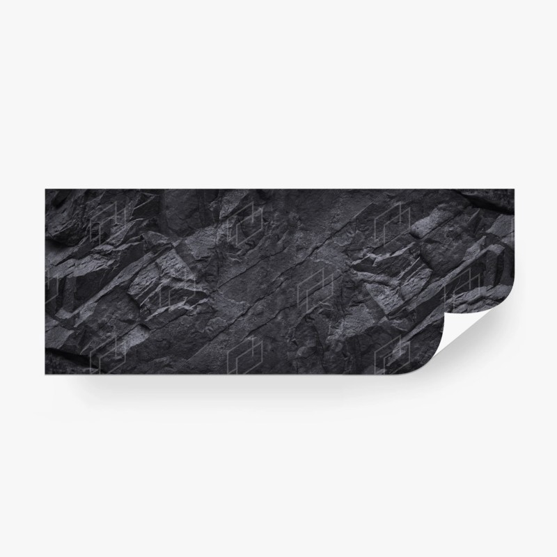 Carta da parati texture rocciosa scura minimalista