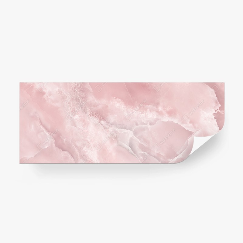 Carta da parati venature di marmo rosa elegante