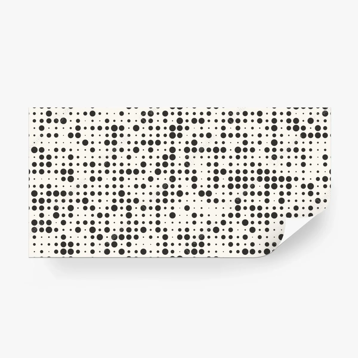 Carta da parati motivo a pois effetto semitono in bianco e nero • Wallissimo® Carta da parati motivo a pois effetto semitono in bianco e nero • Wallissimo®