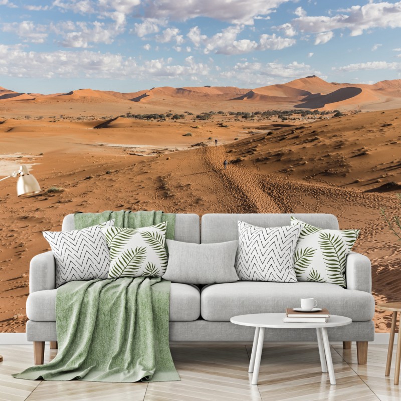 Carta da parati dune dorate all'orizzonte