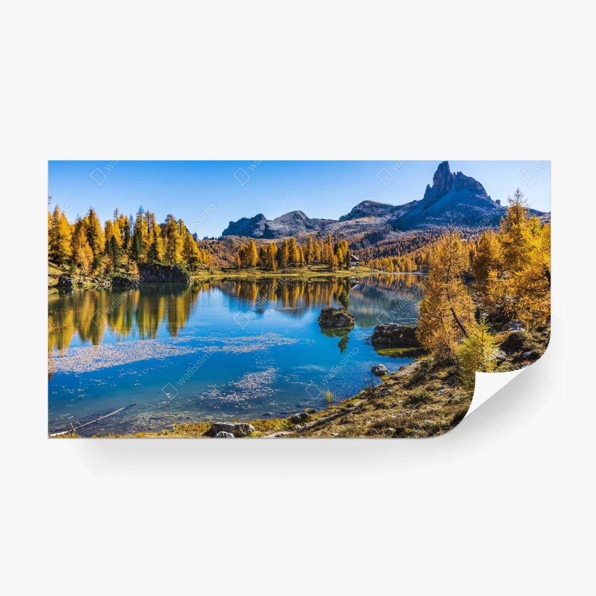 Carta da parati paesaggio alpino autunnale • Wallissimo®