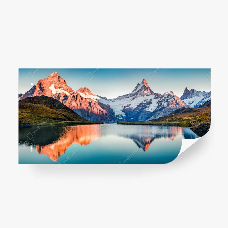 Carta da parati tramonto alpino sul Bachalpsee