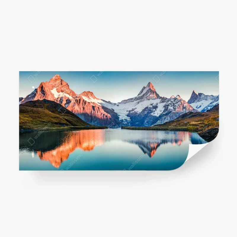 Carta da parati tramonto alpino sul Bachalpsee