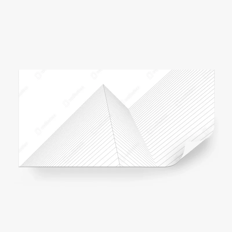 Carta da parati geometria prospettica: linee architettoniche