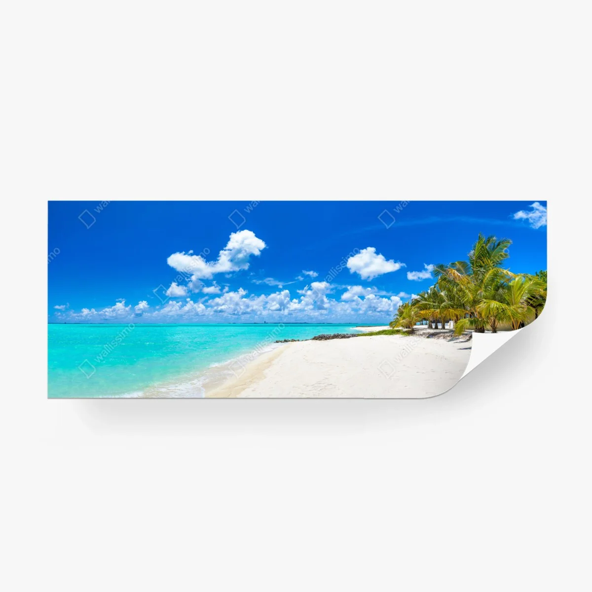 Carta da parati spiaggia tropicale alle Maldive • Wallissimo® Carta da parati spiaggia tropicale alle Maldive • Wallissimo®