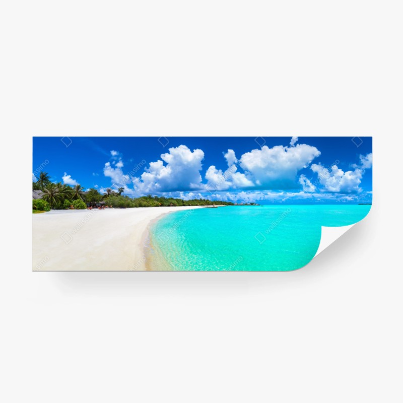 Carta da parati panorama tropicale delle Maldive
