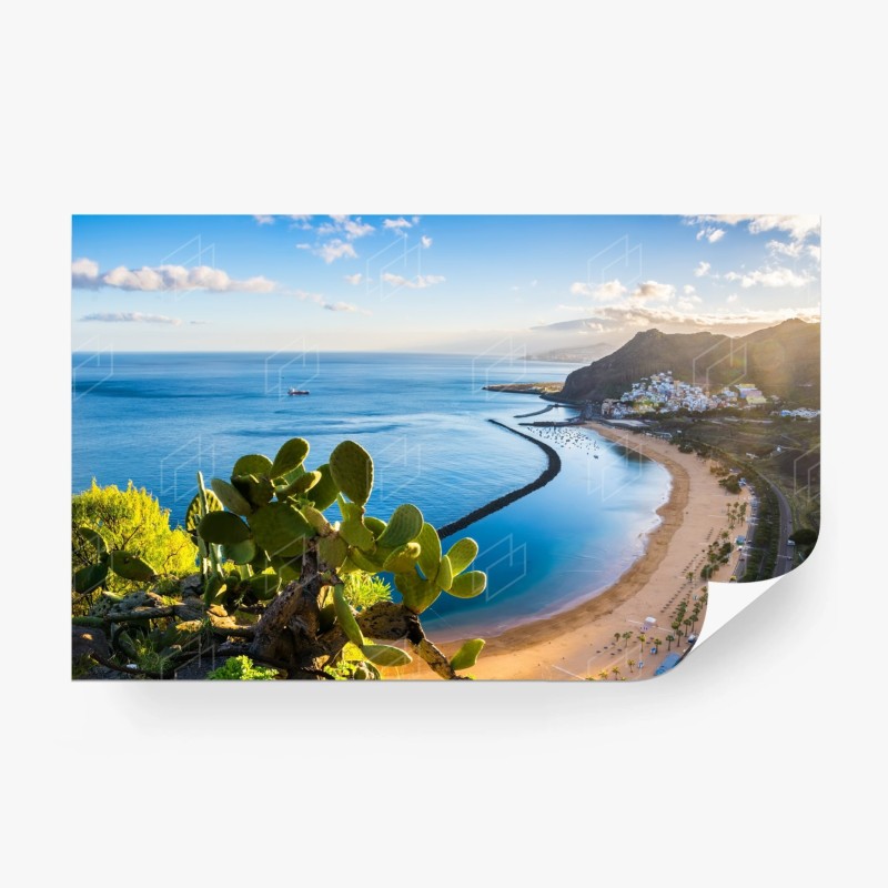 Carta da parati spiaggia dorata di Las Teresitas, Tenerife