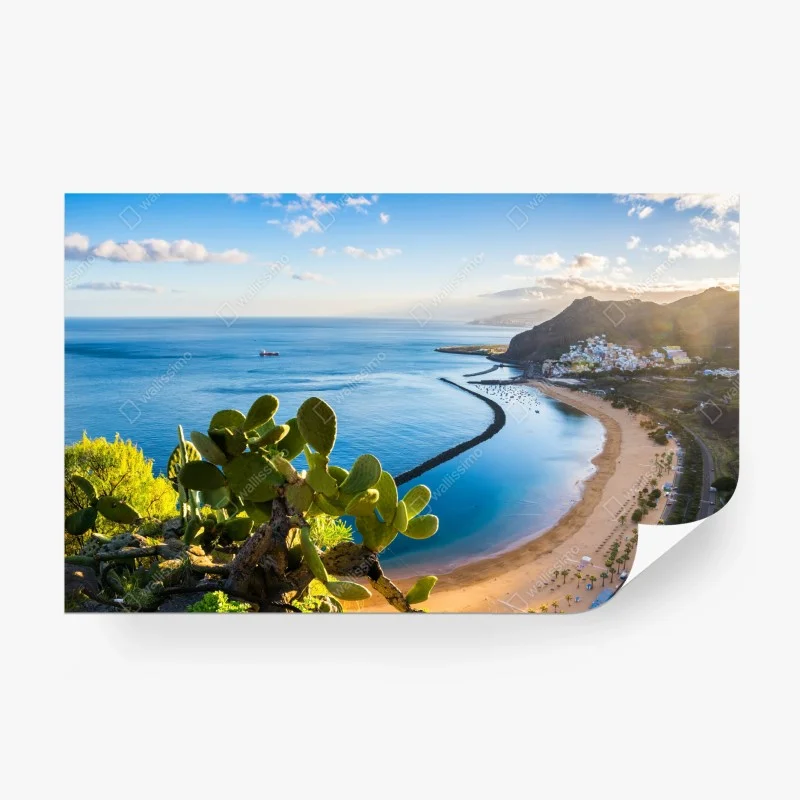 Carta da parati spiaggia dorata di Las Teresitas, Tenerife