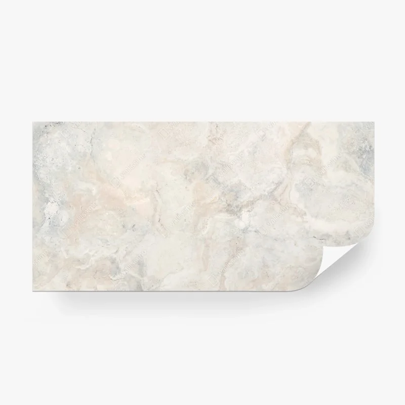 Carta da parati venature marmorizzate crema e grigio