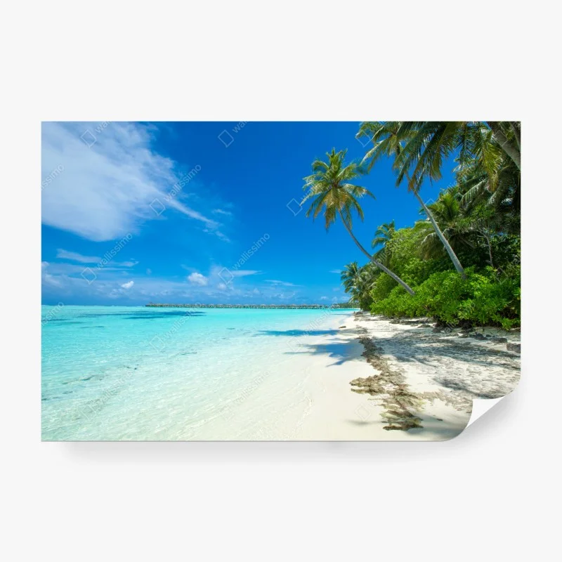 Carta da parati paradiso tropicale alle Maldive