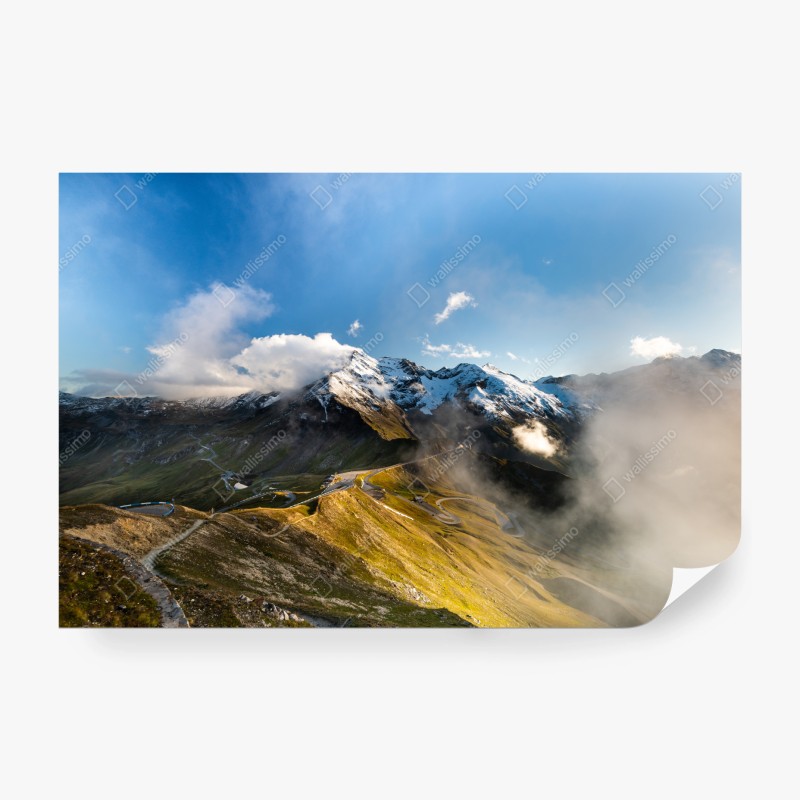 Carta da parati panorama alpino del Grossglockner sulle Alpi austriache