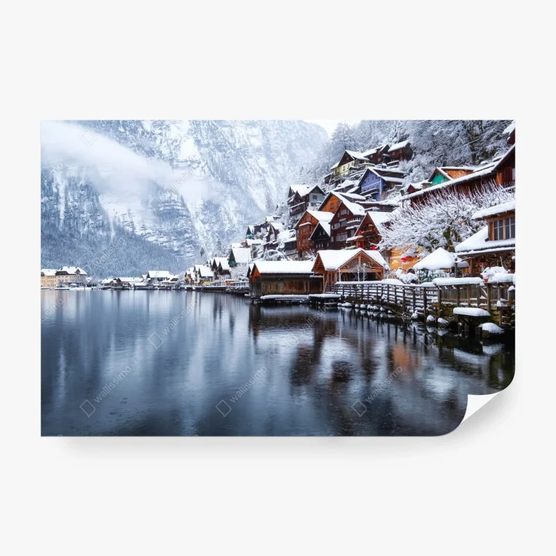 Carta da parati paesaggio da sogno di Hallstatt