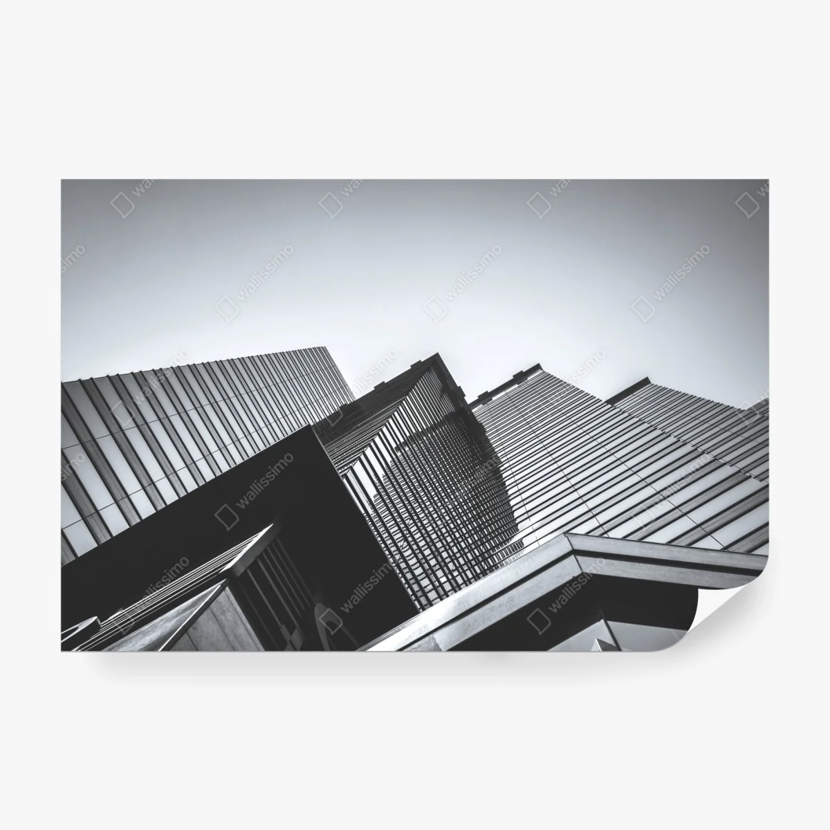 Carta da parati prospettive urbane in bianco e nero • Wallissimo® Carta da parati prospettive urbane in bianco e nero • Wallissimo®