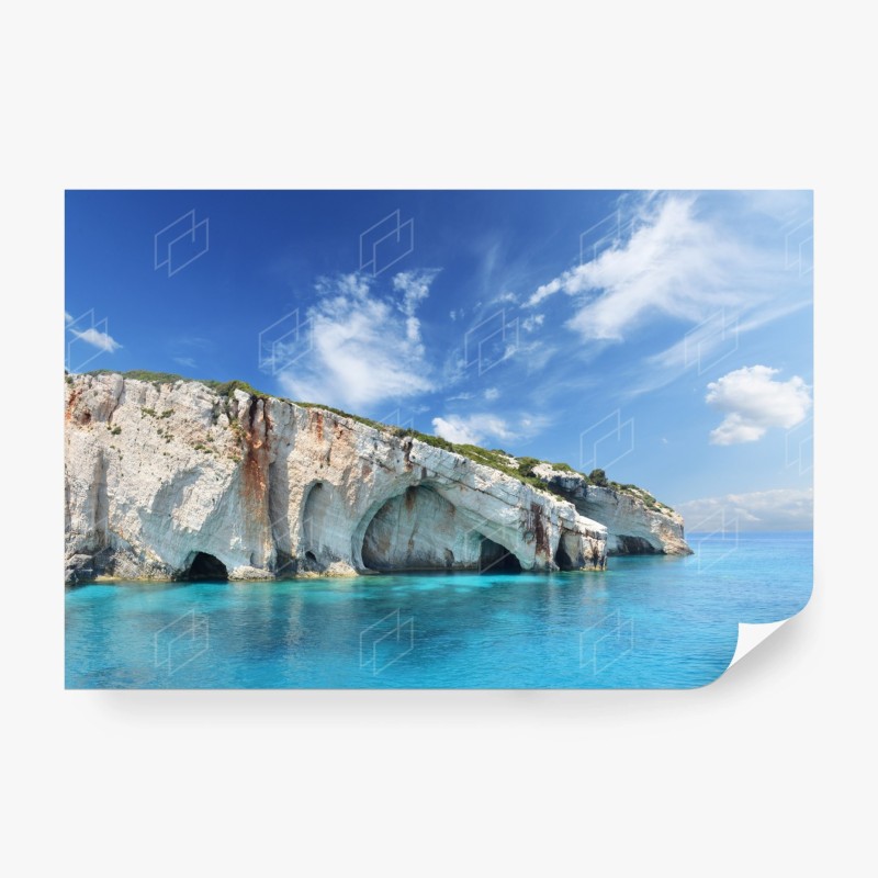 Carta da parati grotte blu di Zakynthos