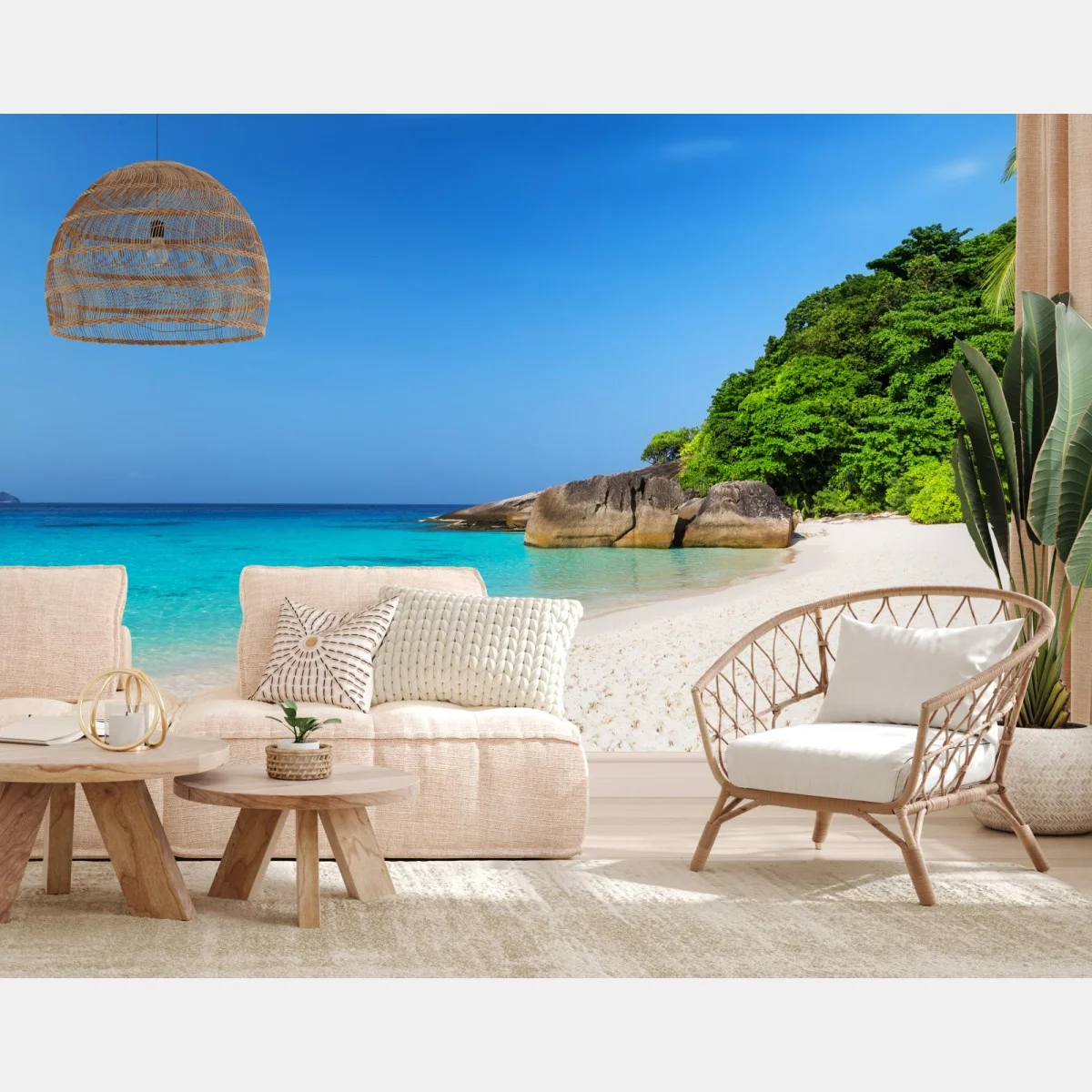 Carta da parati paradiso tropicale delle isole Similan • Wallissimo® Carta da parati paradiso tropicale delle isole Similan • Wallissimo®