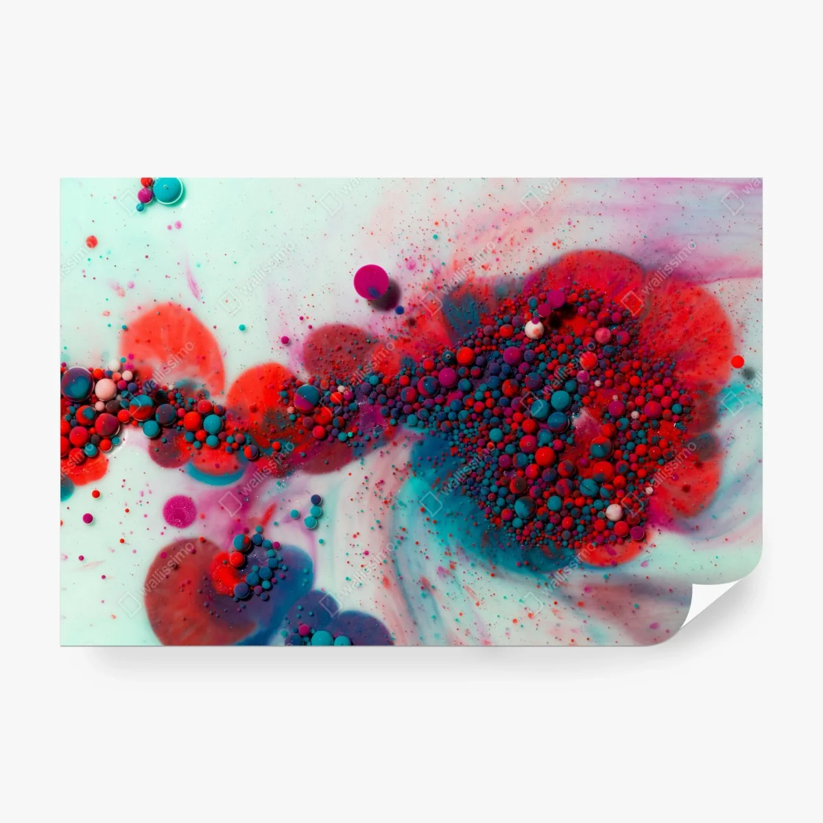 Carta da parati marmo liquido cosmico dai colori vivaci • Wallissimo® Carta da parati marmo liquido cosmico dai colori vivaci • Wallissimo®