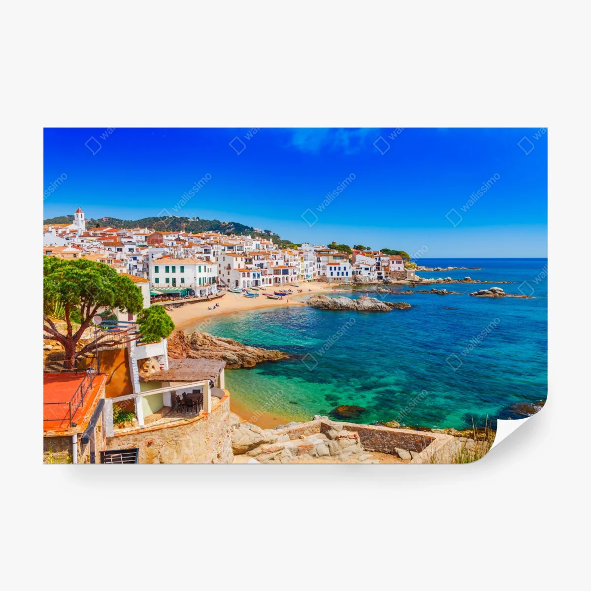 Carta da parati panorama costiero della Costa Brava • Wallissimo® Carta da parati panorama costiero della Costa Brava • Wallissimo®
