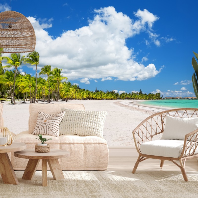 Carta da parati paradiso tropicale a Punta Cana