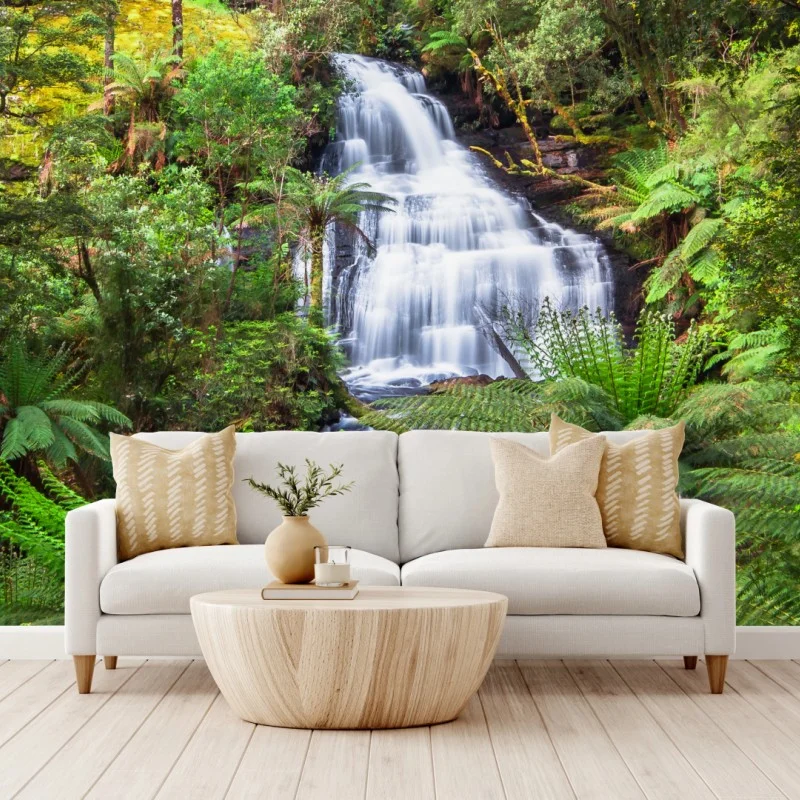Carta da parati cascata Triplet Falls nella Great Otway National Park