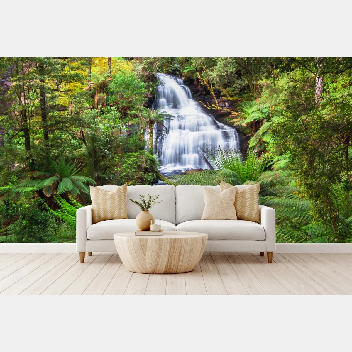 Carta da parati cascata Triplet Falls nella Great Otway National Park • Wallissimo® Carta da parati cascata Triplet Falls nella Great Otway National Park • Wallissimo®