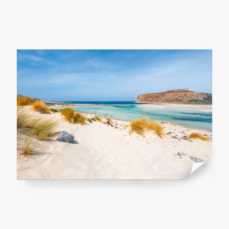 Carta da parati panorama costiero di Balos, Creta