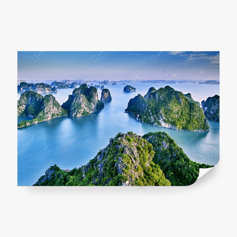 Carta da parati sogno tropicale nella baia di Ha Long