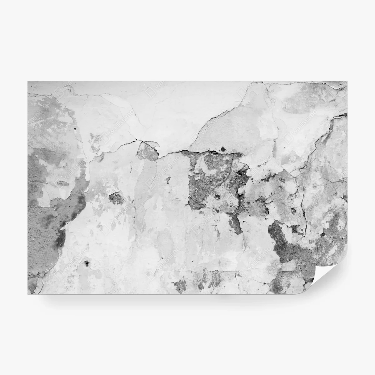 Carta da parati texture di muro vintage in bianco e nero • Wallissimo® Carta da parati texture di muro vintage in bianco e nero • Wallissimo®