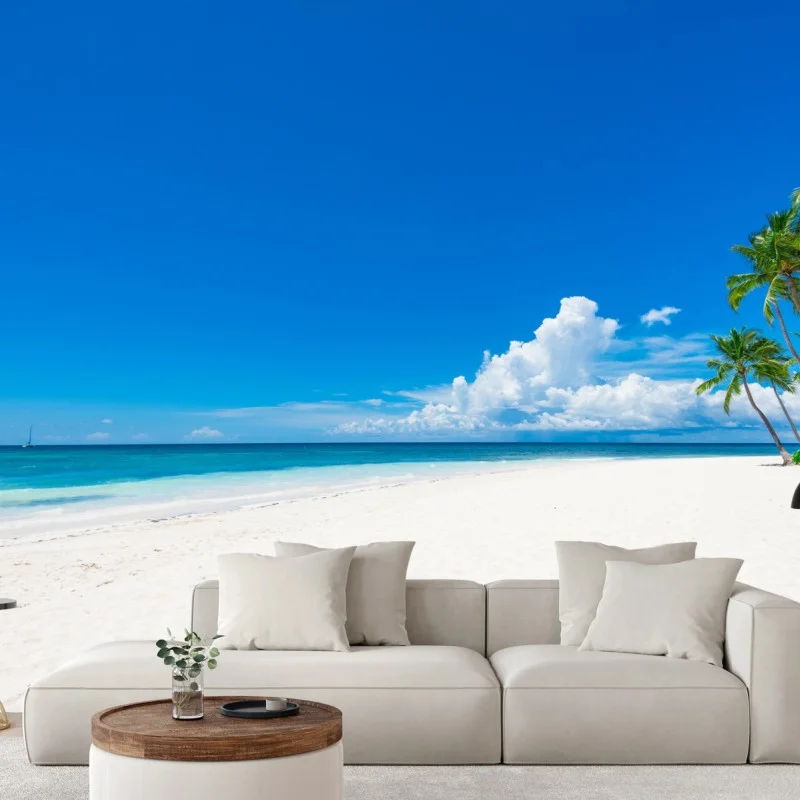 Carta da parati spiaggia tropicale da sogno