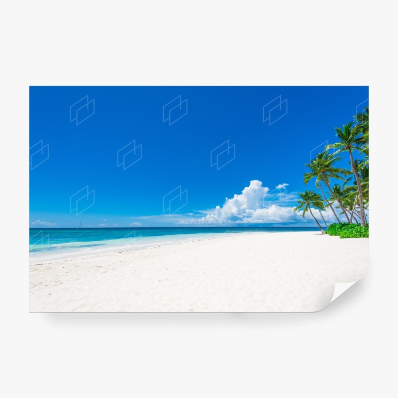 Carta da parati spiaggia tropicale da sogno