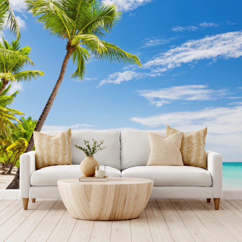 Carta da parati paradiso tropicale di Punta Cana