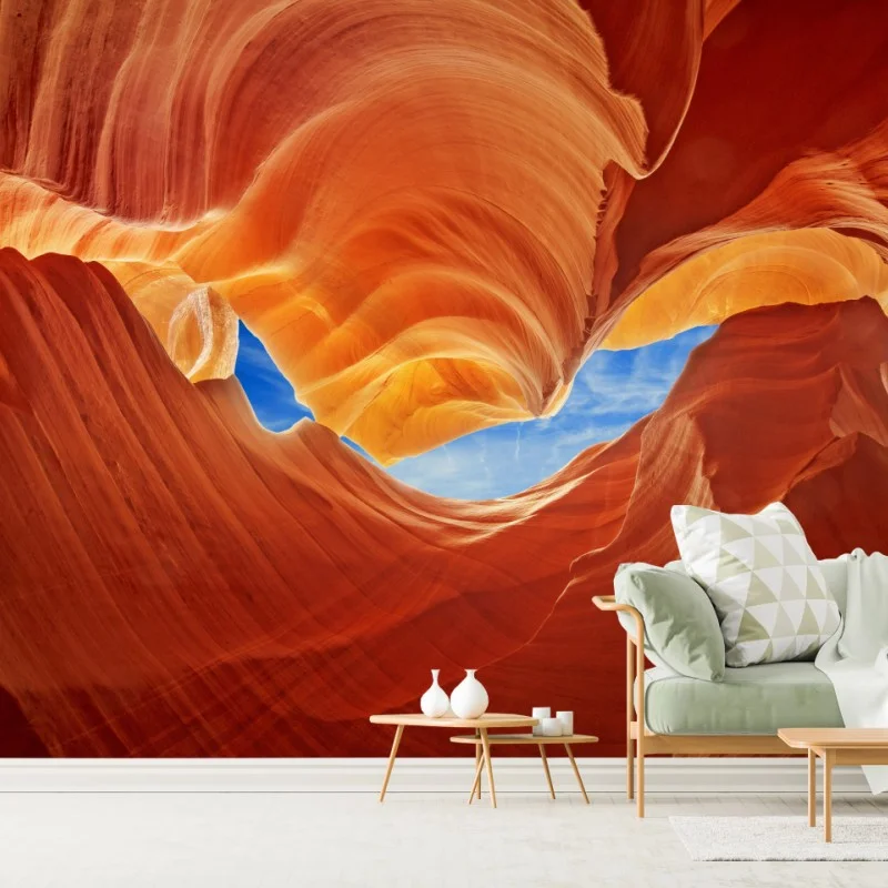 Carta da parati giochi di luce nell'Antelope Canyon