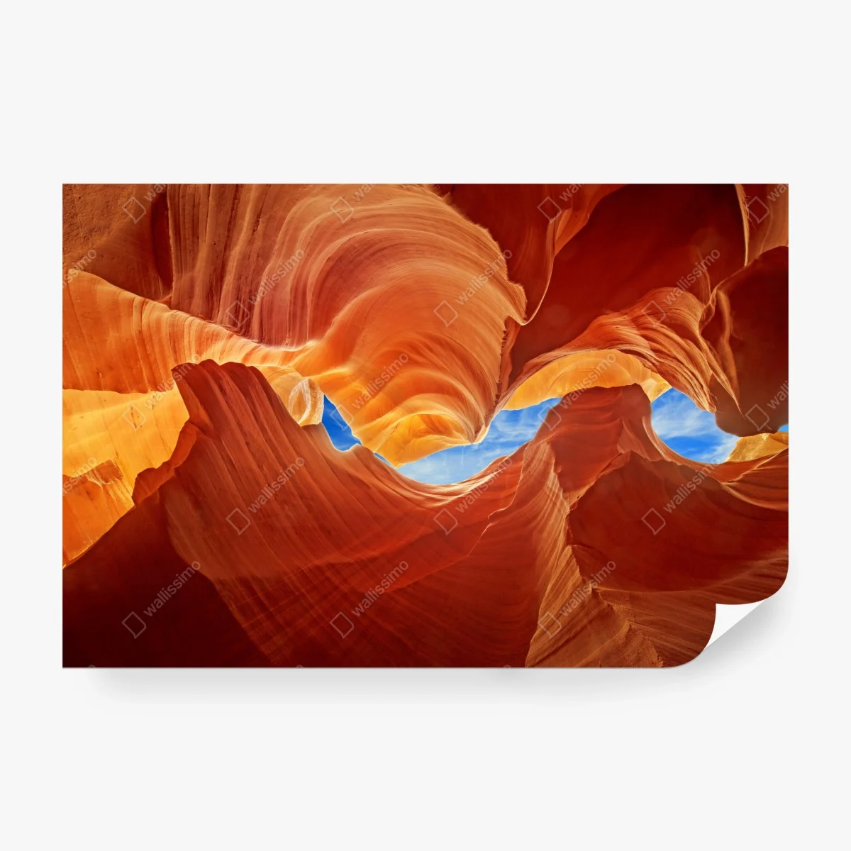 Carta da parati giochi di luce nell'Antelope Canyon • Wallissimo®