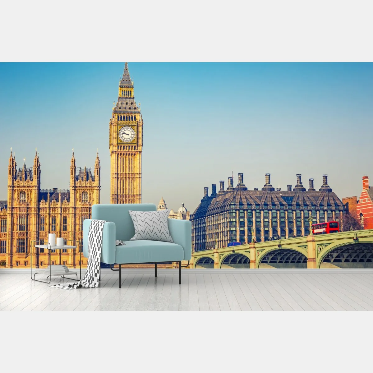 Carta da parati tramonto su Westminster e Big Ben a Londra • Wallissimo® Carta da parati tramonto su Westminster e Big Ben a Londra • Wallissimo®