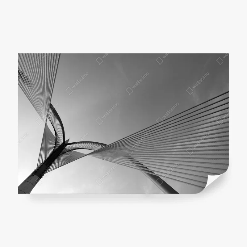 Carta da parati linee intrecciate dell'architettura moderna