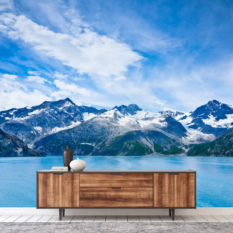 Carta da parati paesaggio marino di Glacier Bay, Alaska