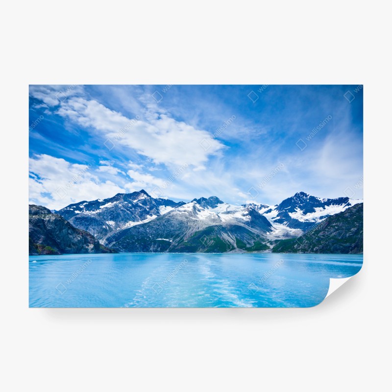 Carta da parati paesaggio marino di Glacier Bay, Alaska