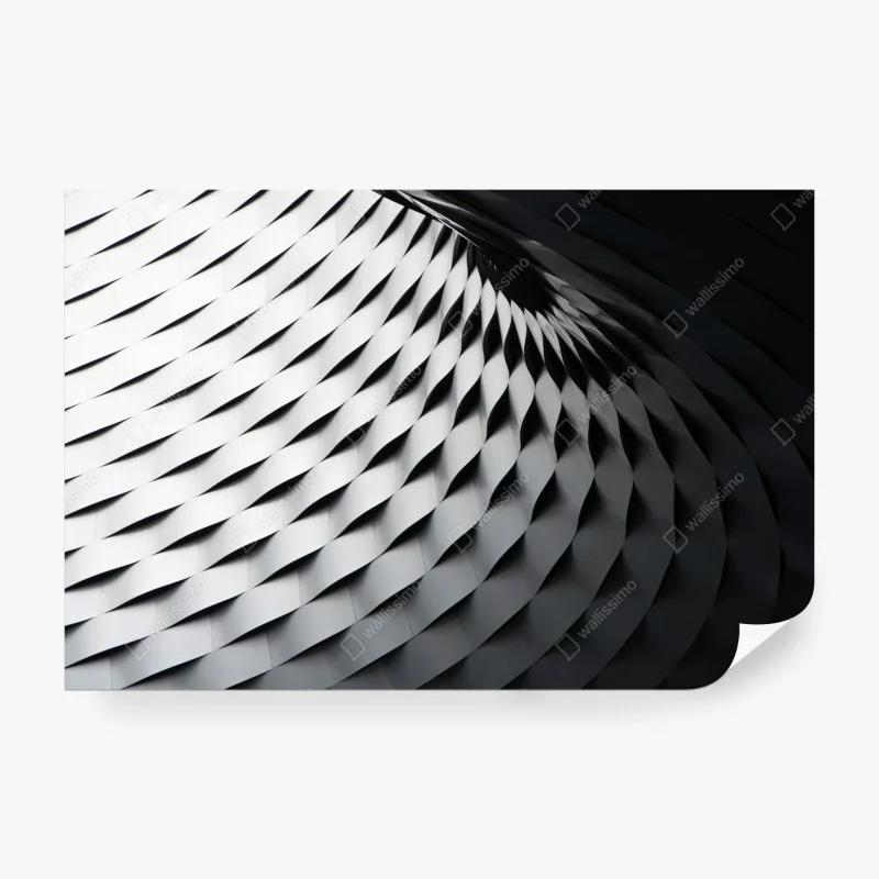 Carta da parati metallo intrecciato motivo geometrico