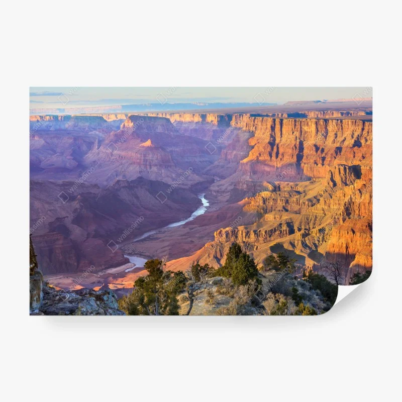 Carta da parati tramonto sul Grand Canyon: paesaggio del fiume Colorado
