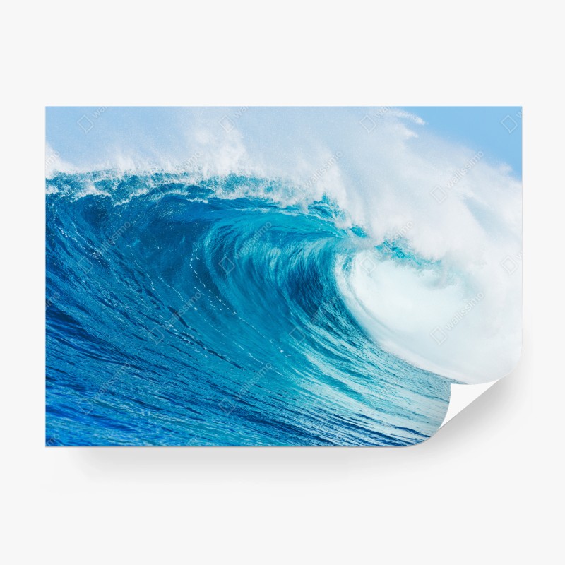 Carta da parati maestosa onda turchese dell'oceano