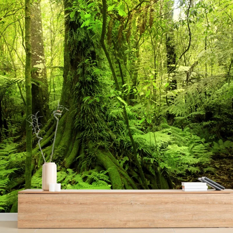 Carta da parati foresta tropicale incantata