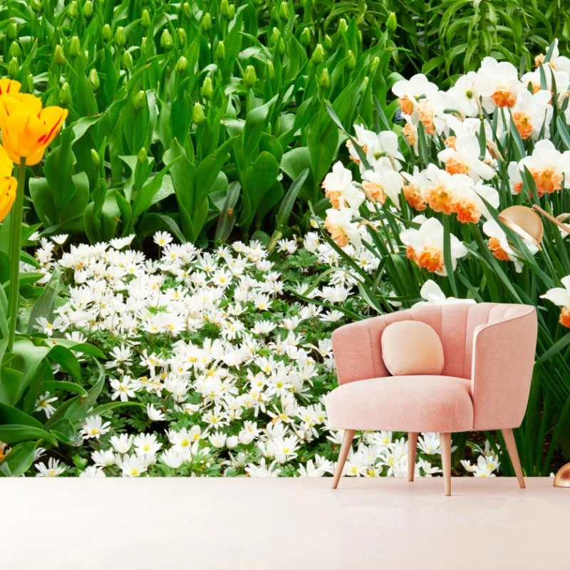 Carta da parati esplosione di fiori primaverili