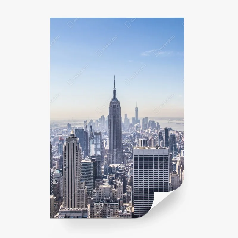 Carta da parati veduta iconica di New York