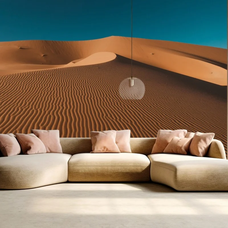 Carta da parati dune dorate e cielo profondo